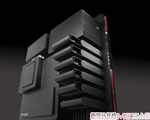 带安全锁的抽屉式硬盘盒，用全铝合金打造，再辅以6cm静音风扇，即使迎来酷暑，硬盘也能安然无恙。